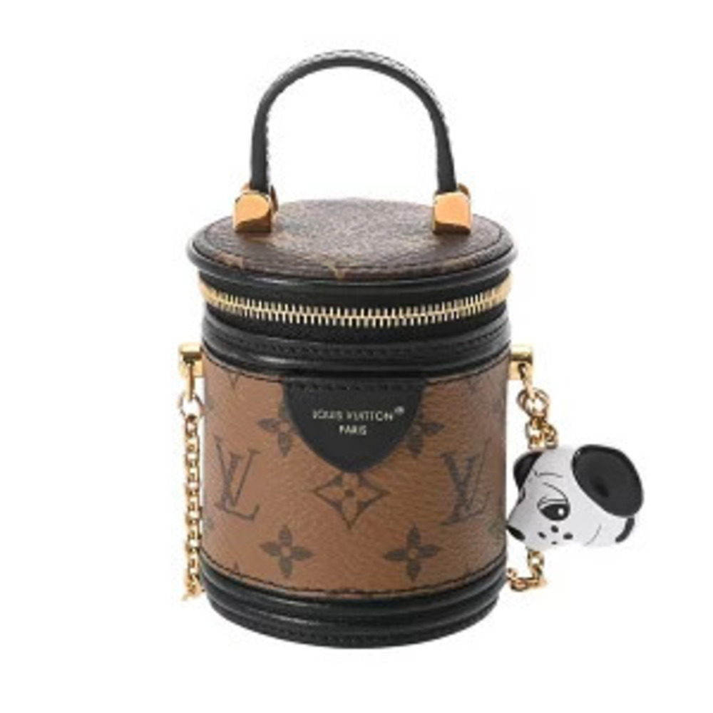Louis Vuitton Monogram Cannes Dog Brown Canvas Shoulder Bag